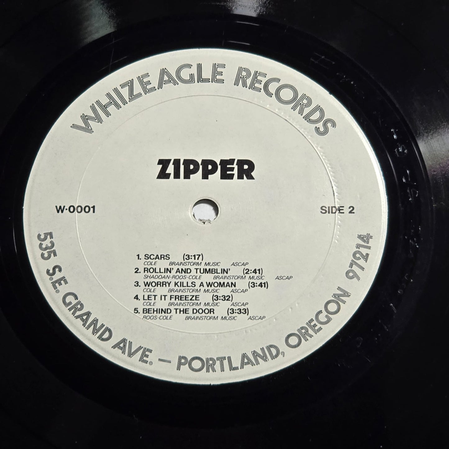 Zipper – Zipper – 1975 US LP Whizeagle Records – VG+/VG+