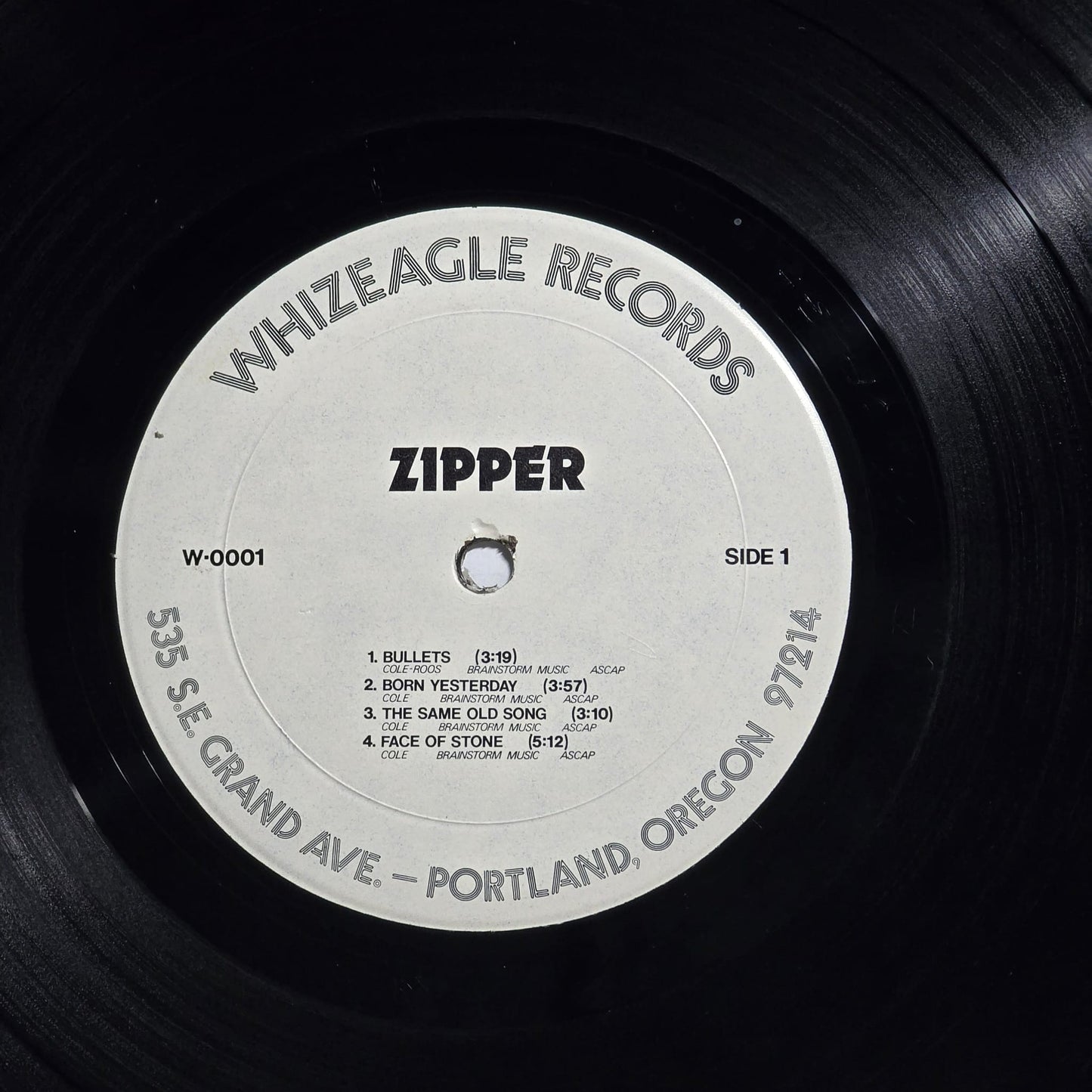 Zipper – Zipper – 1975 US LP Whizeagle Records – VG+/VG+